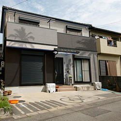 ヤシの木の影をCでイメージ