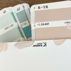 比色を繰り返して色を寄せていく