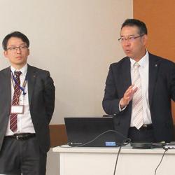 日本ペイント・サーフケミカルズの中尾健司氏㊧と鈴木謙吾氏㊨