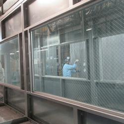 全長12ｍの塗装ブース