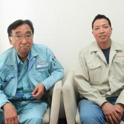 ㊧石川社長と㊨木下部長