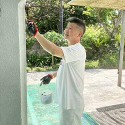 「根っからの塗装職人ですから」と澤田実行委員長