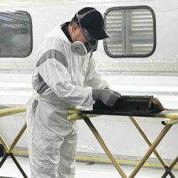 櫛でなぞり模様付け