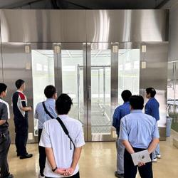 ガス式焼付熱風乾燥炉（栗田工業）